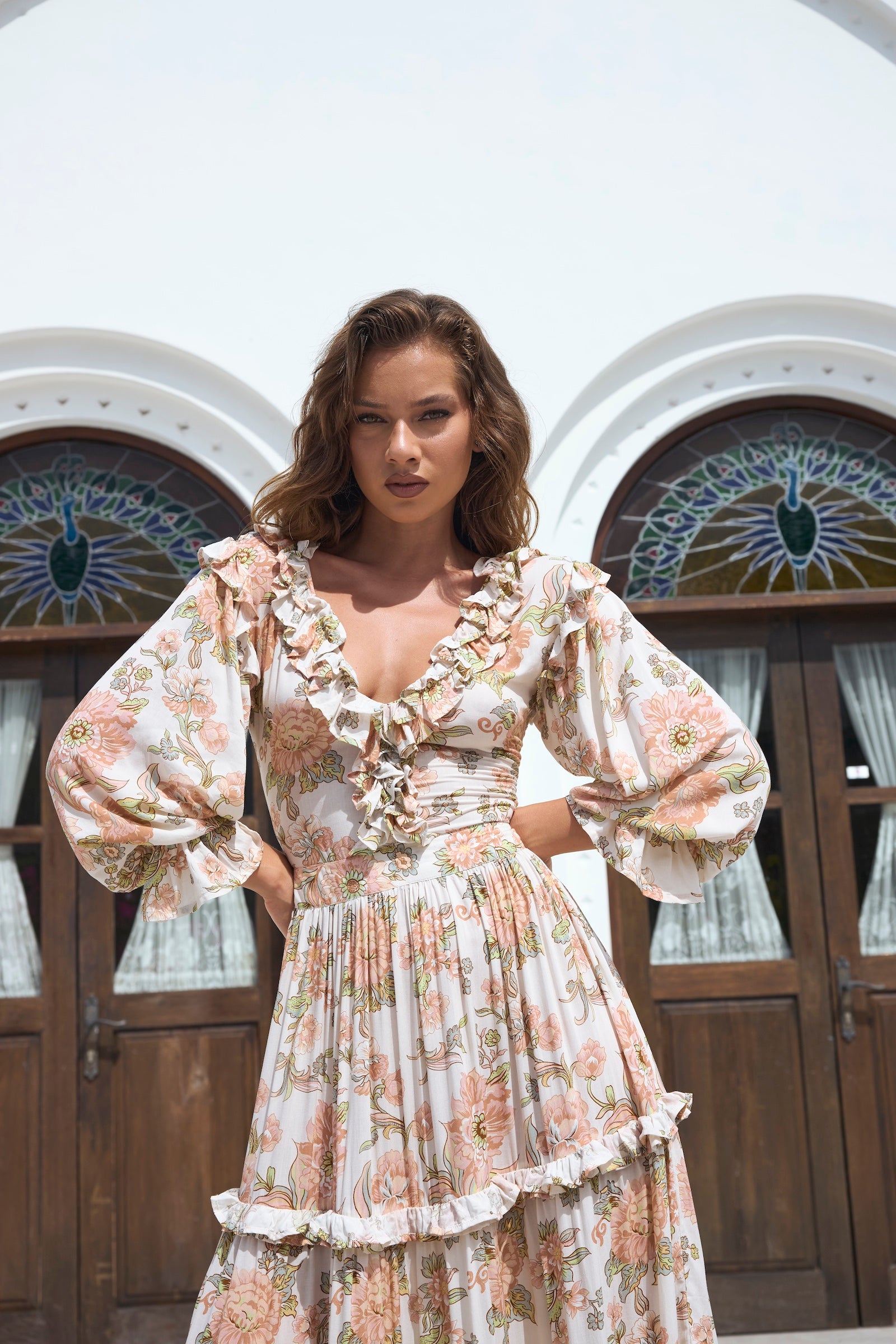 Flora Dusk Maxi Dress