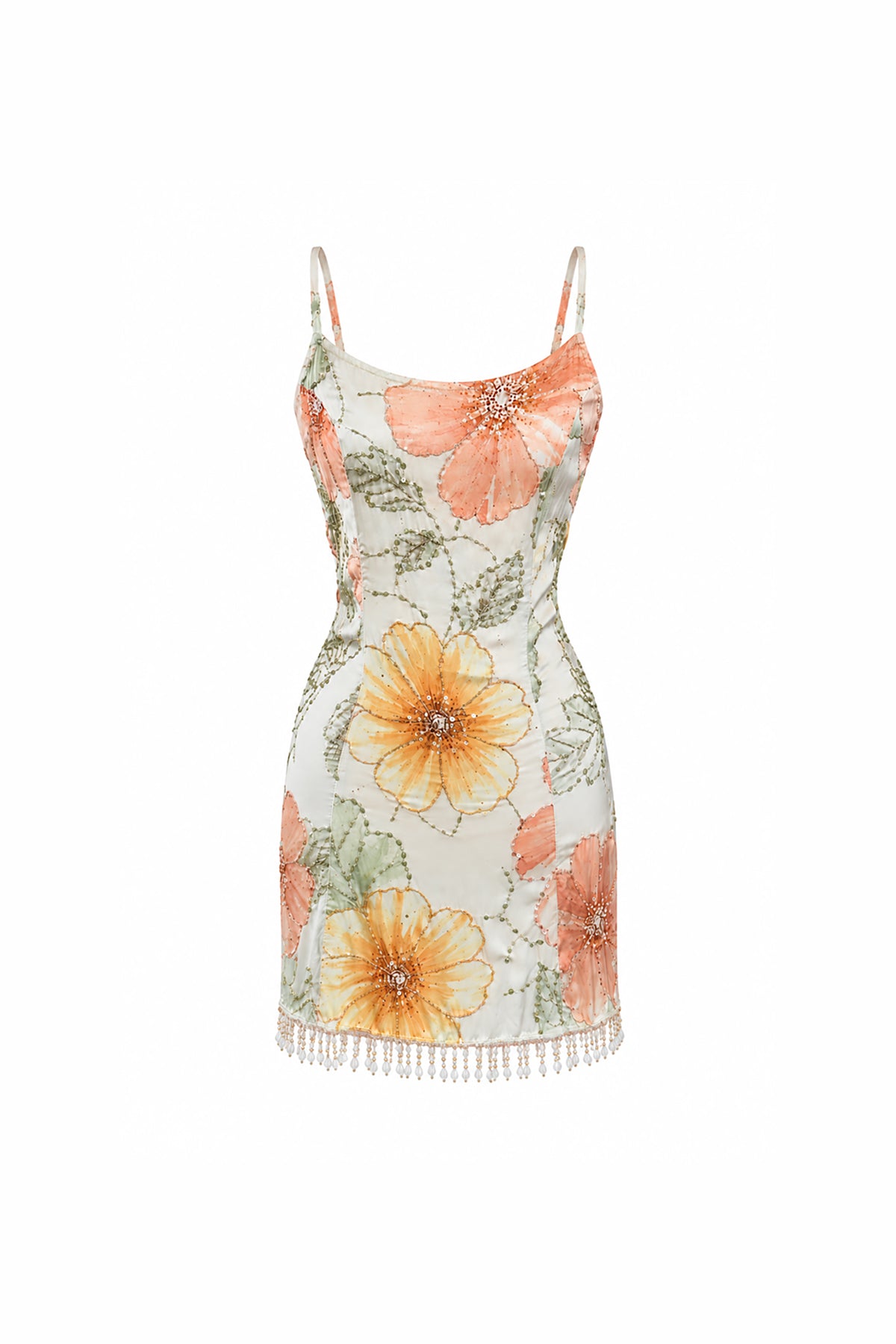 Coastal Bloom Mini Dress