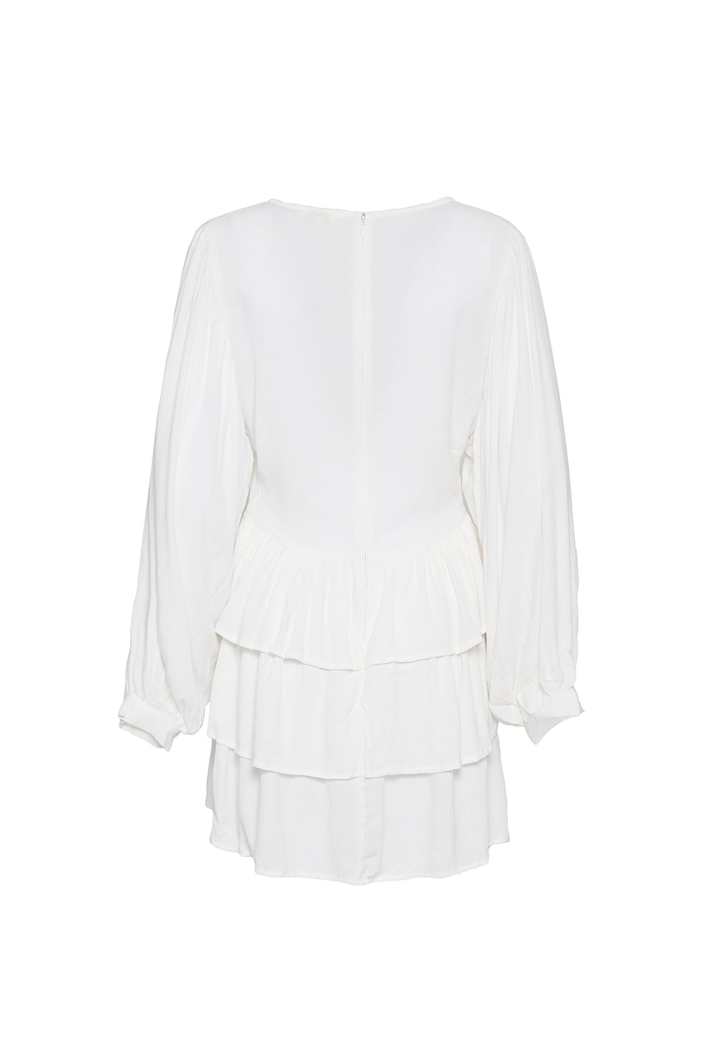 Evara Short Dress Off White
