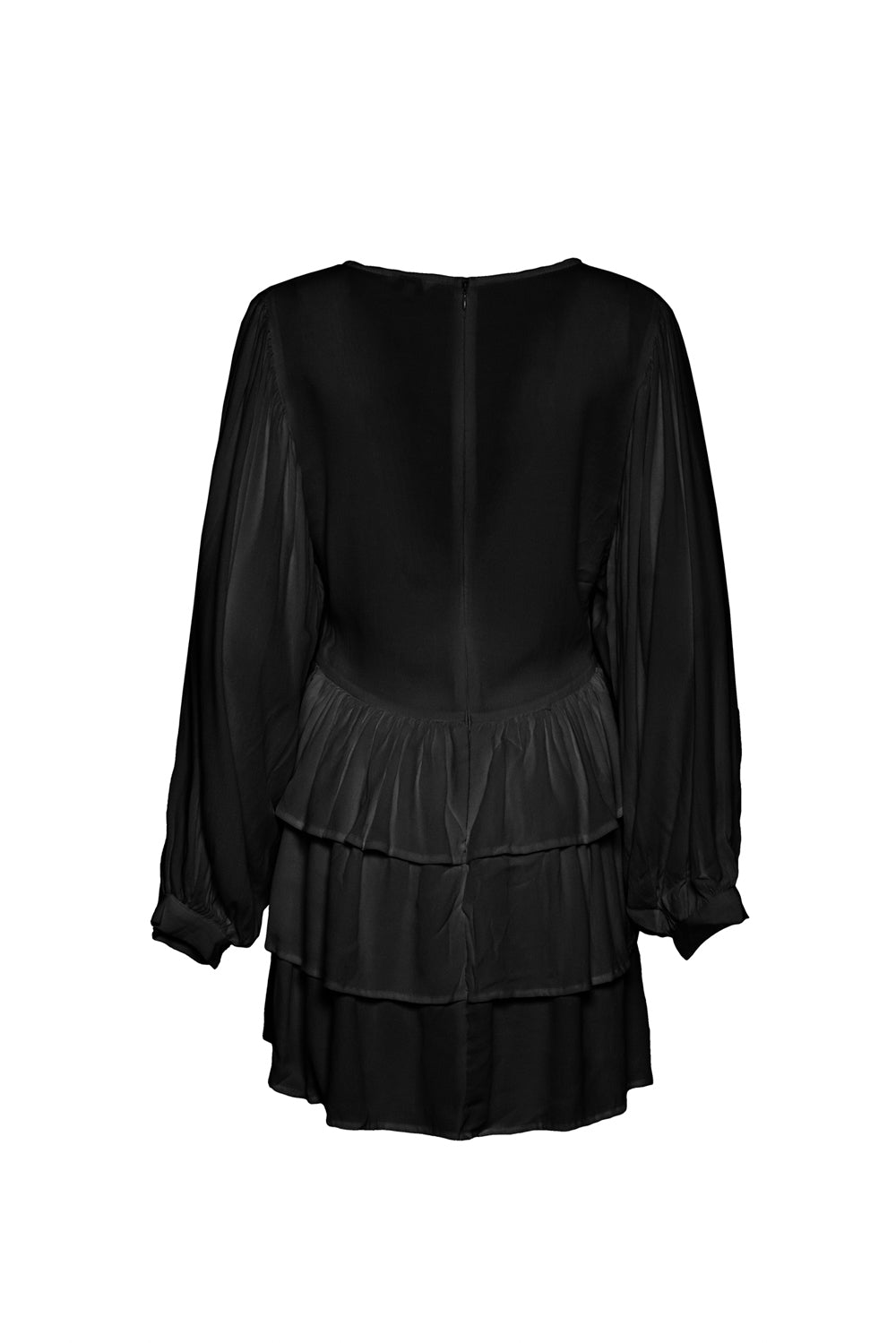 Evara Short Dress Black