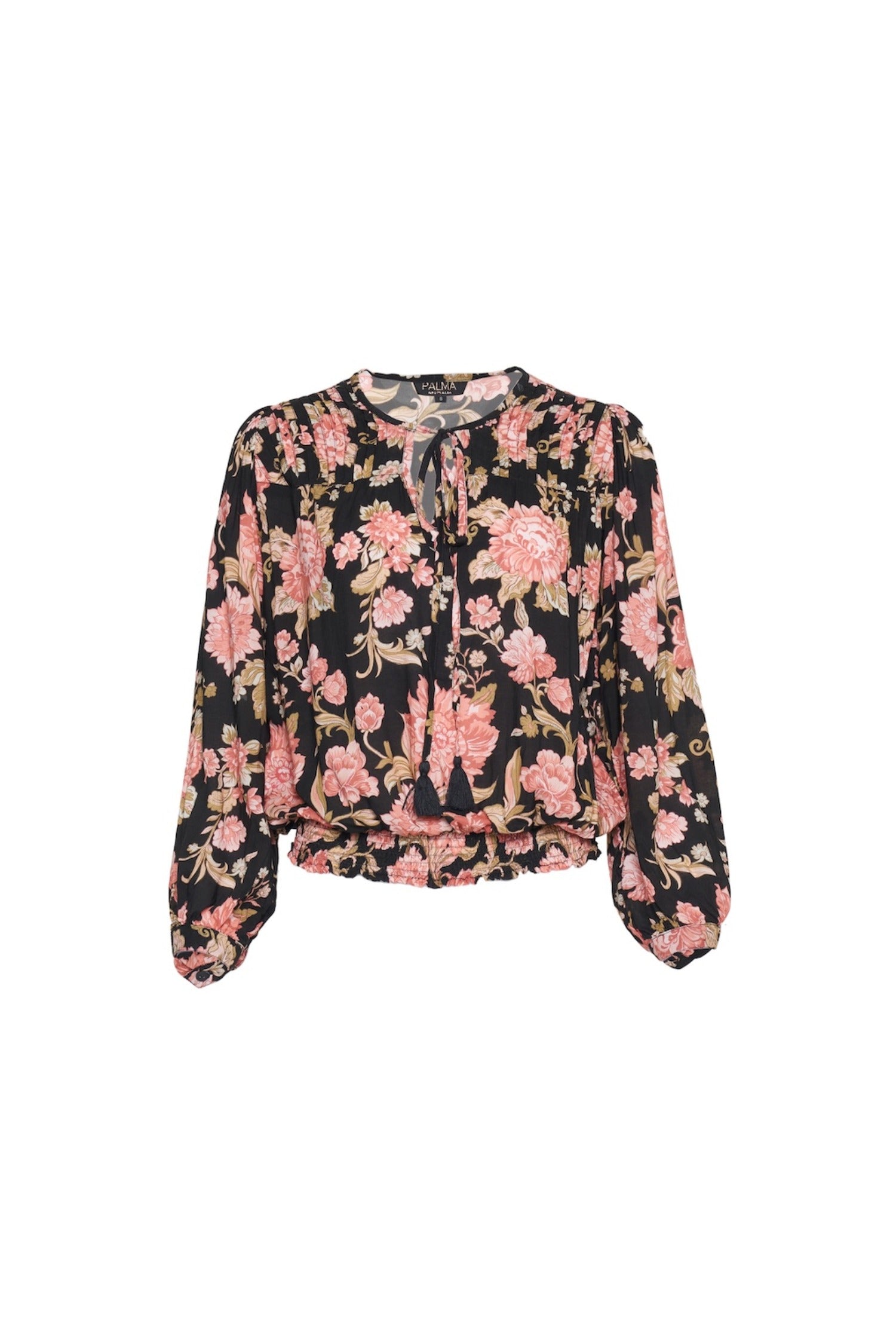Flora Noir Blouse