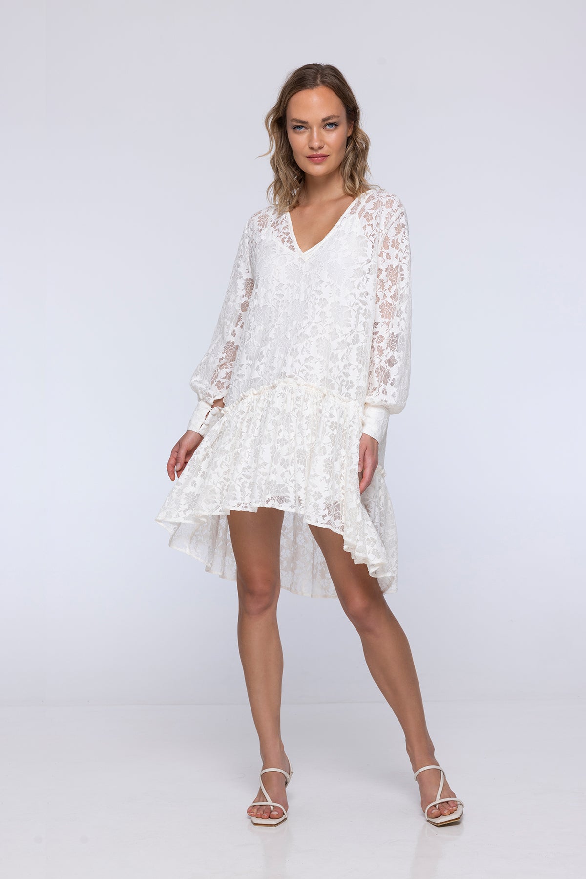 Ivory Garden Mini Dress