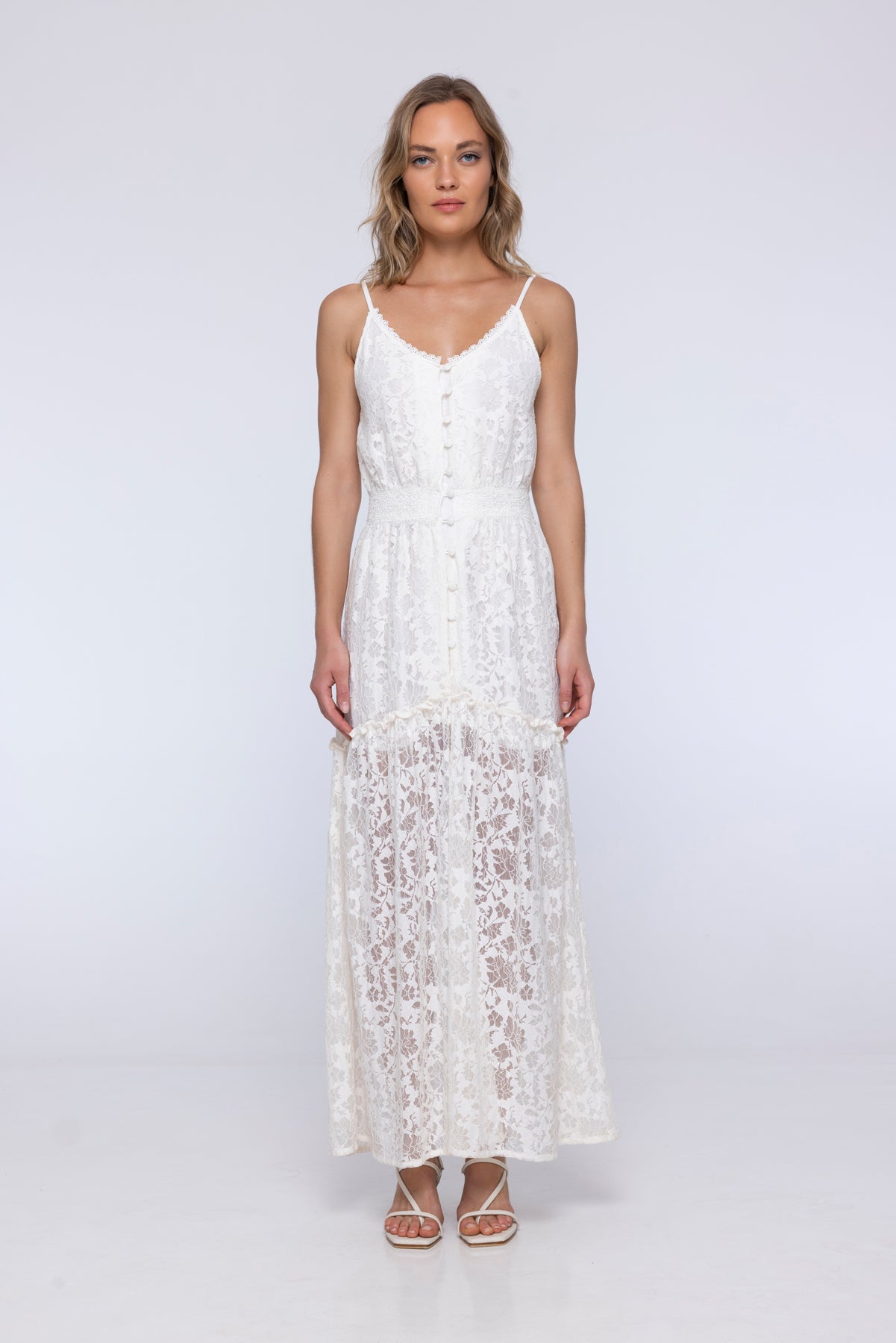 Ivory Garden Maxi Dress