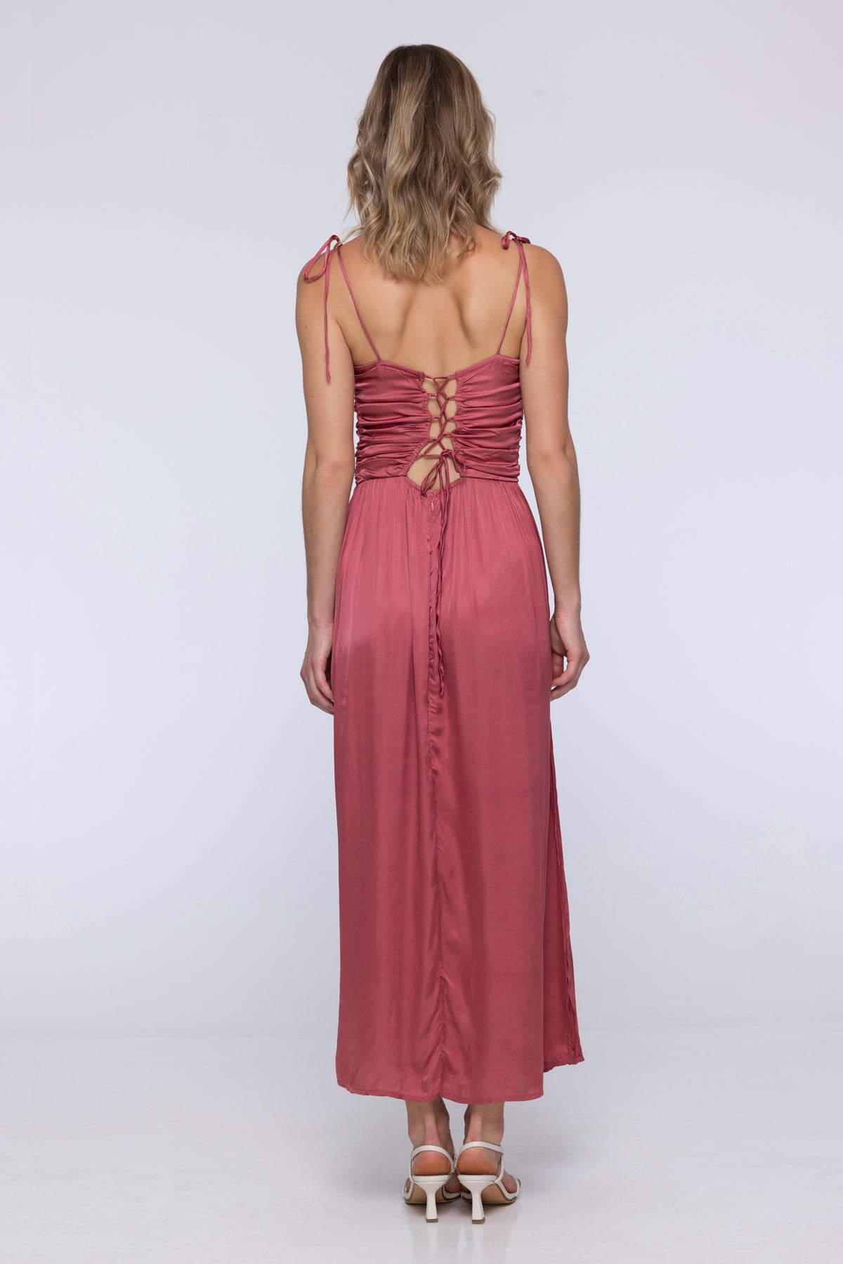 Clarette Ruched Maxi Dress
