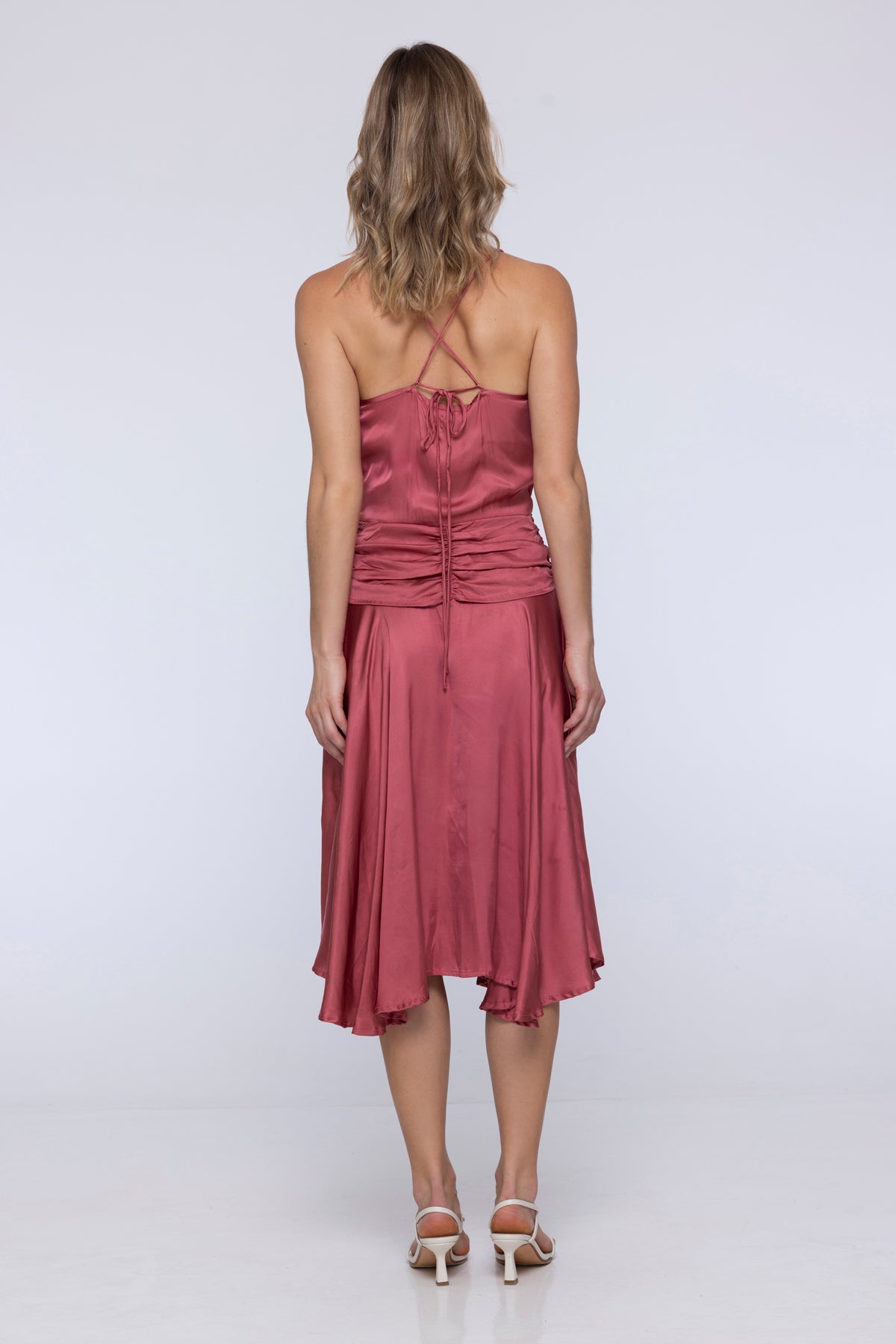 Clarette Cowl Neck Dress