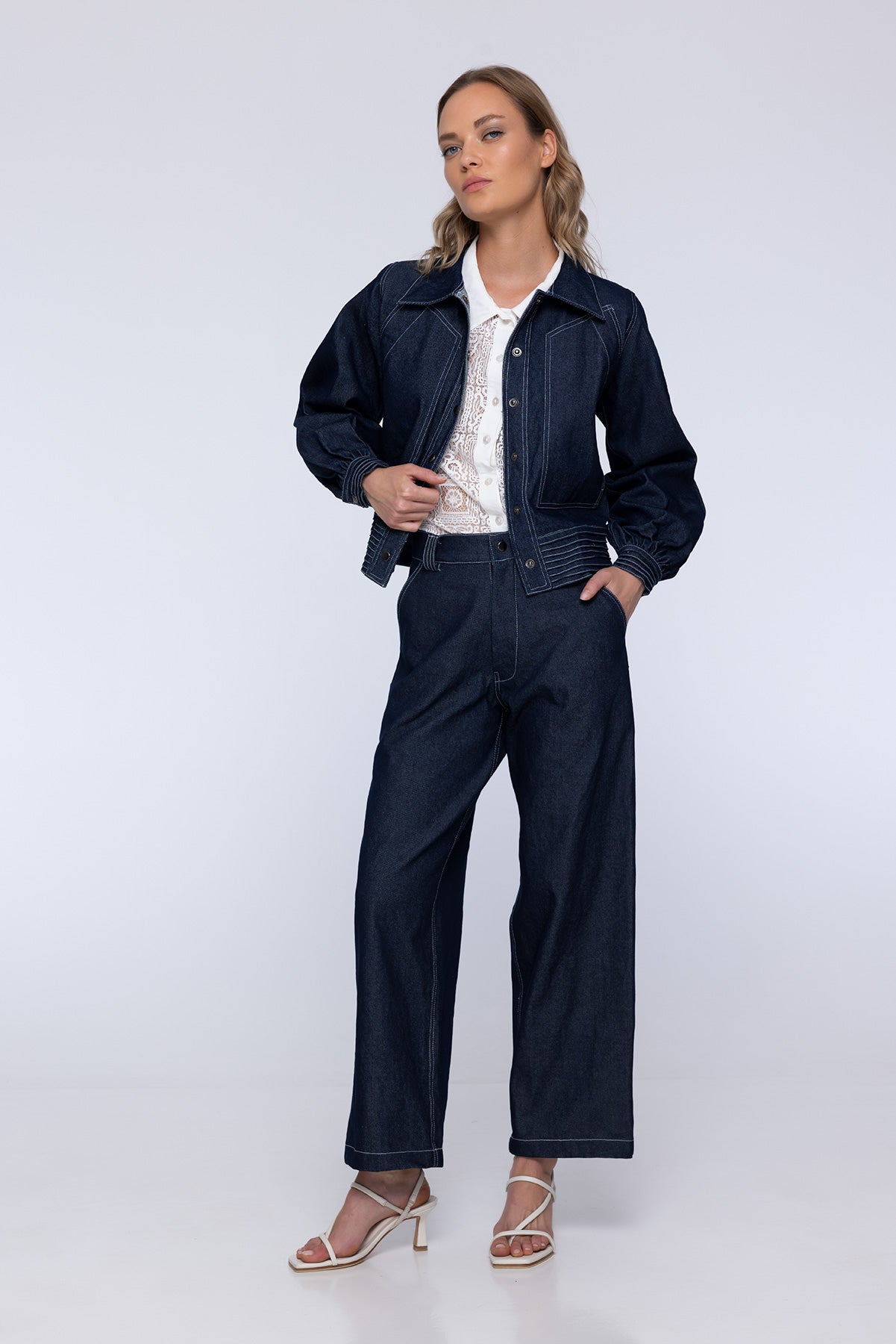 Lise Denim Pocket Jacket