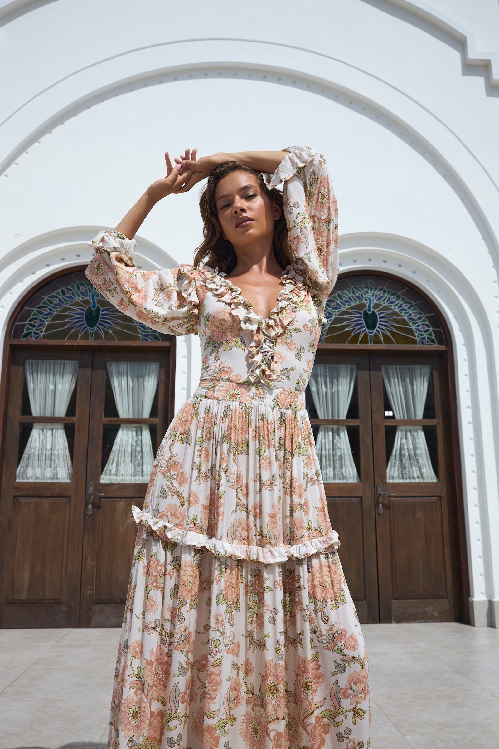 Flora Dusk Maxi Dress