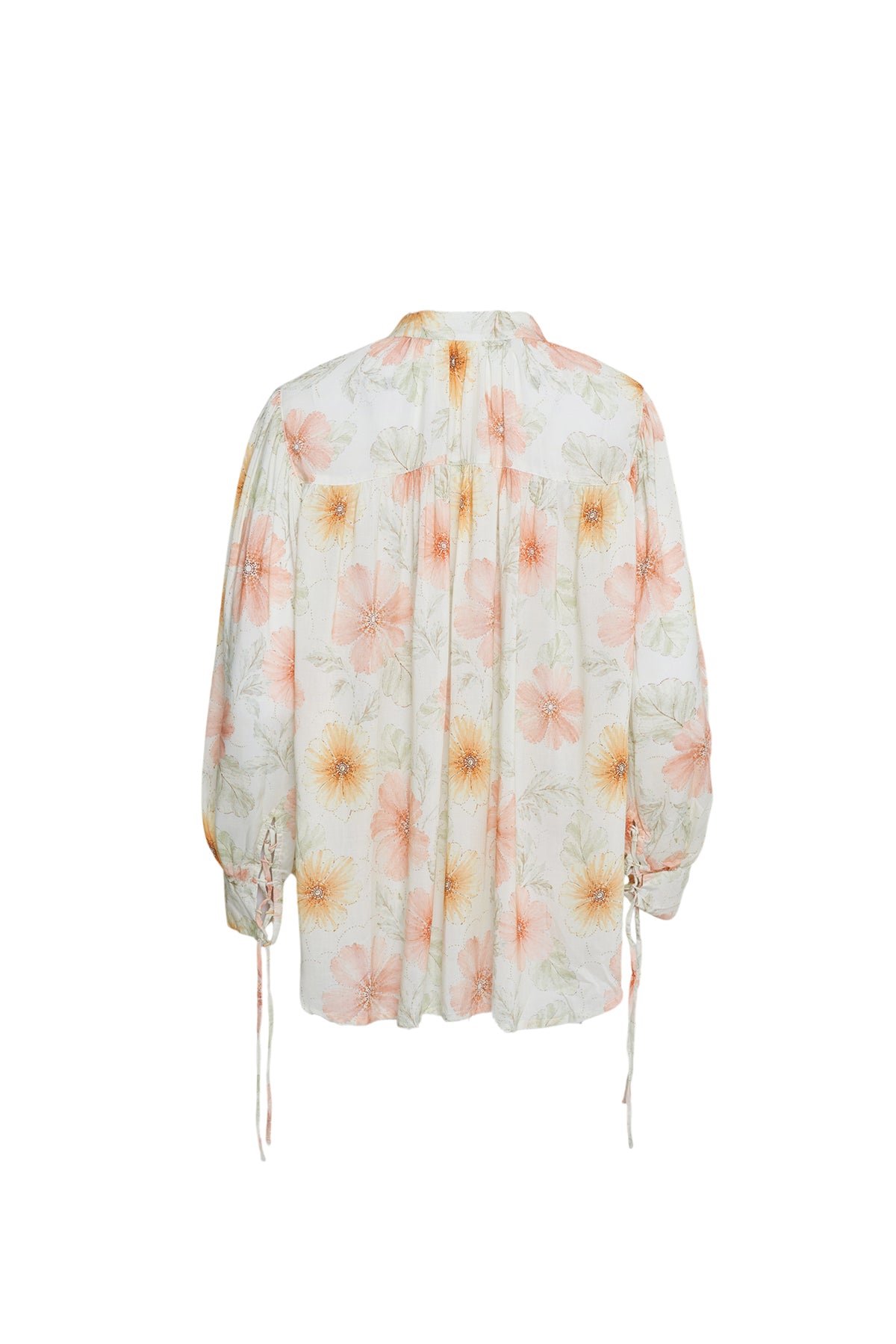 Coastal Bloom Blouse Print