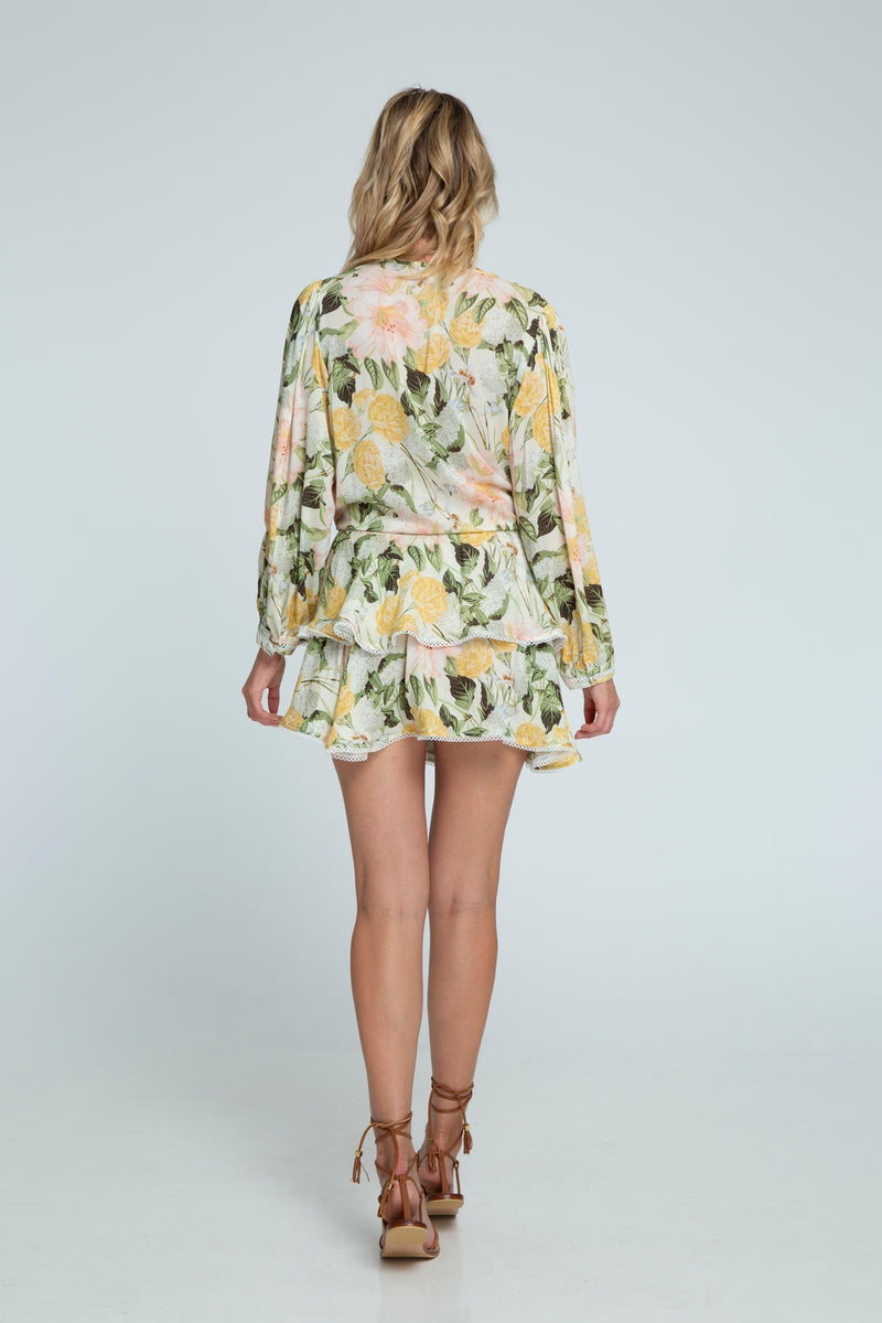 Floral Fantasy Mini Dress