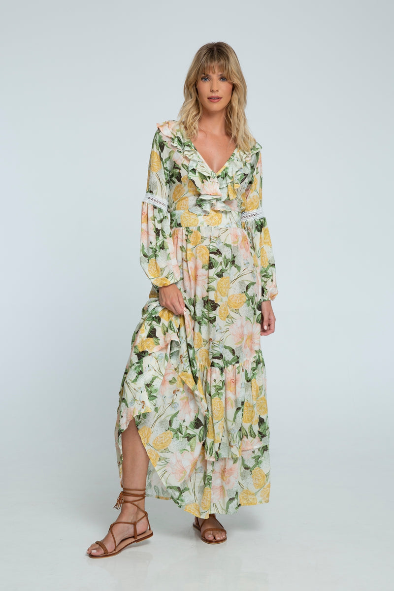 Floral Fantasy Maxi Dress