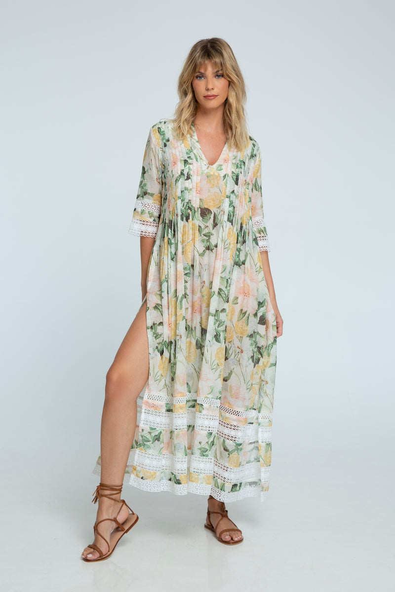 Floral Fantasy Kaftan