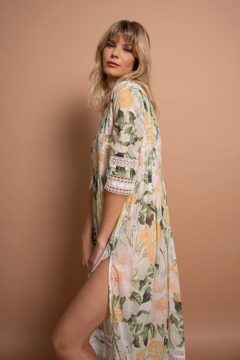 Floral Fantasy Kaftan