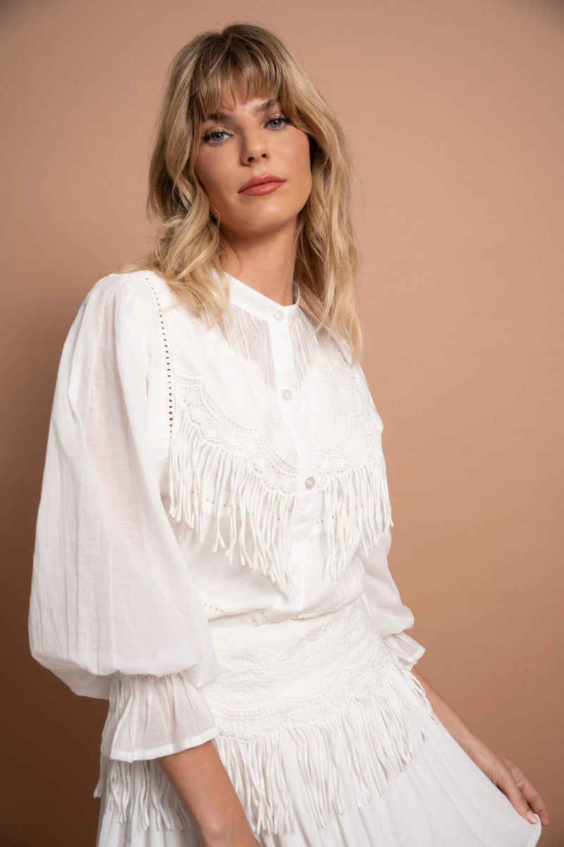 Lana Fringed Shirt