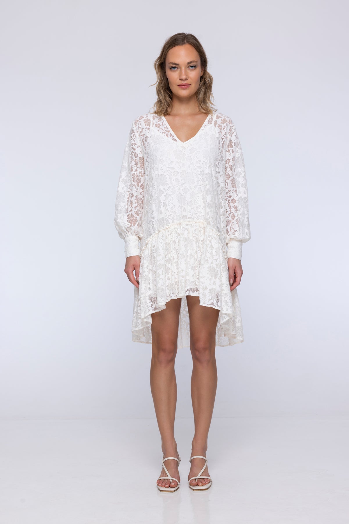 Ivory Garden Mini Dress