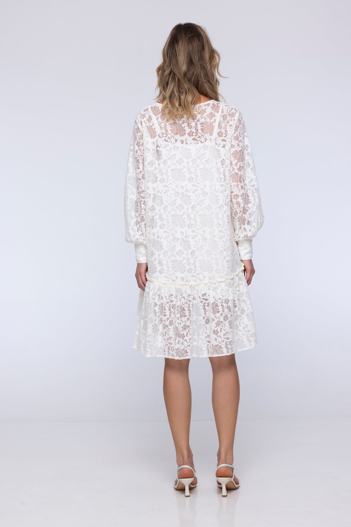 Ivory Garden Mini Dress