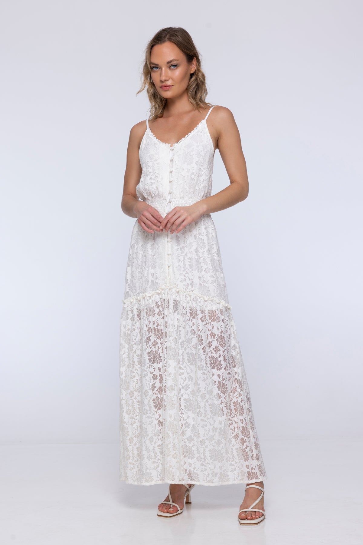 Ivory Garden Maxi Dress