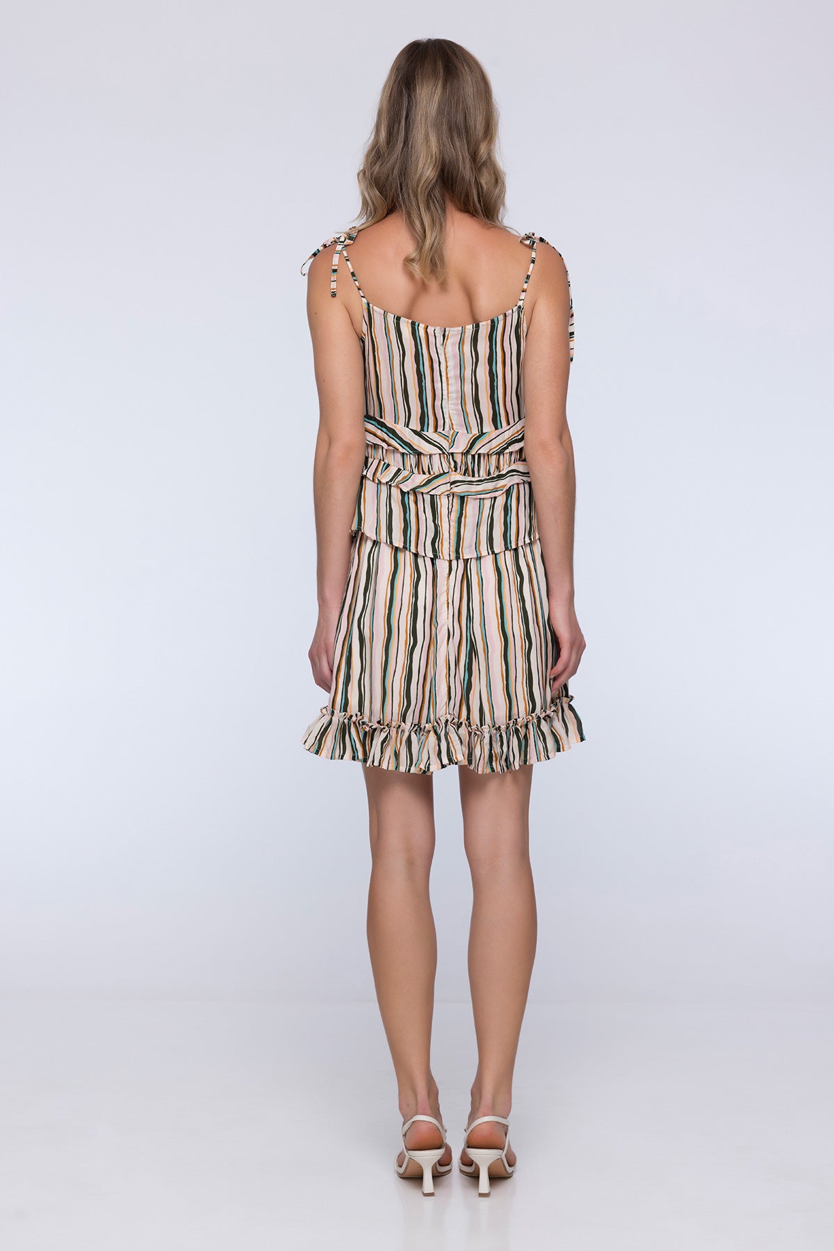 Zephyr Stripe Mini Dress