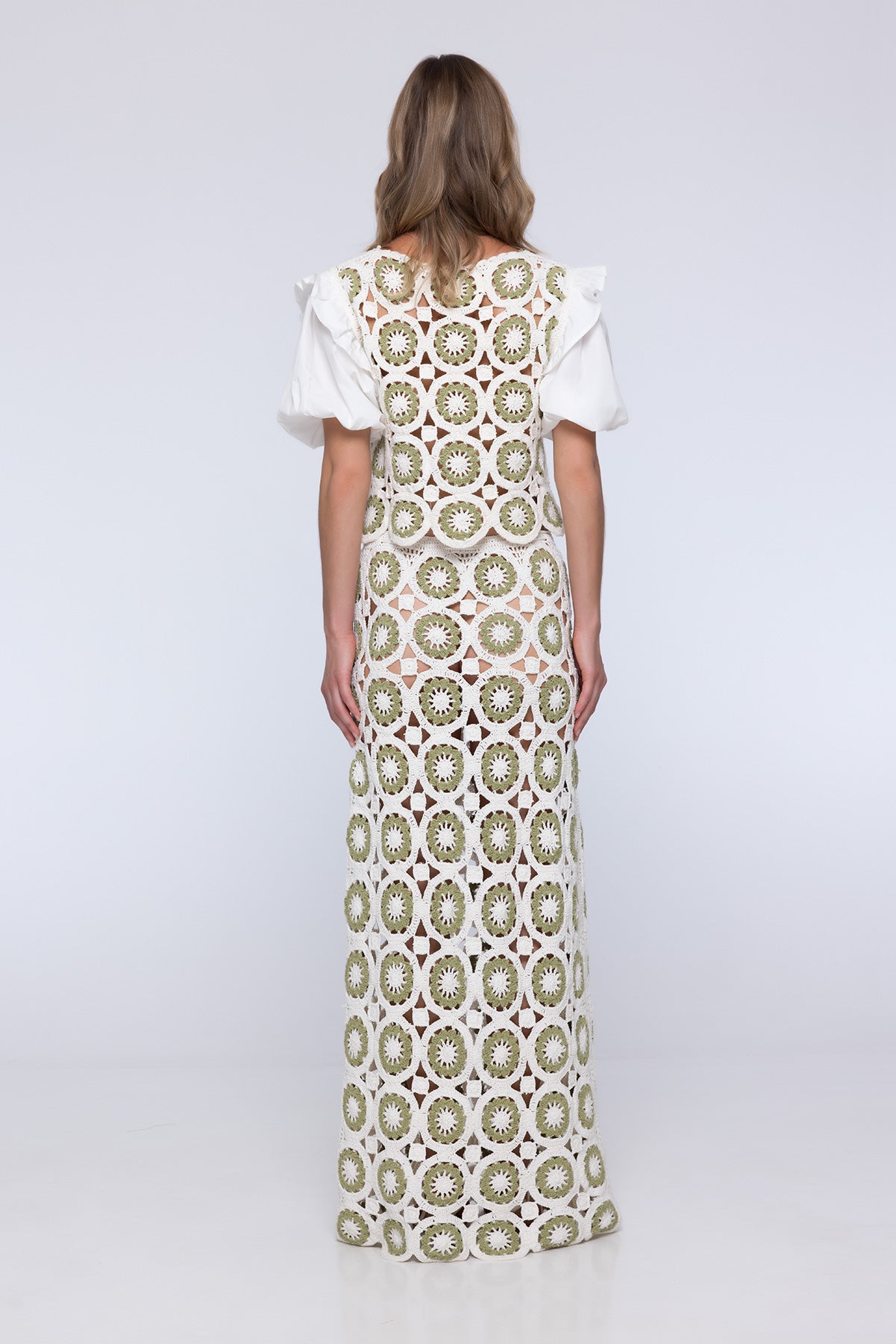 Cecilia Crochet Maxi Skirt