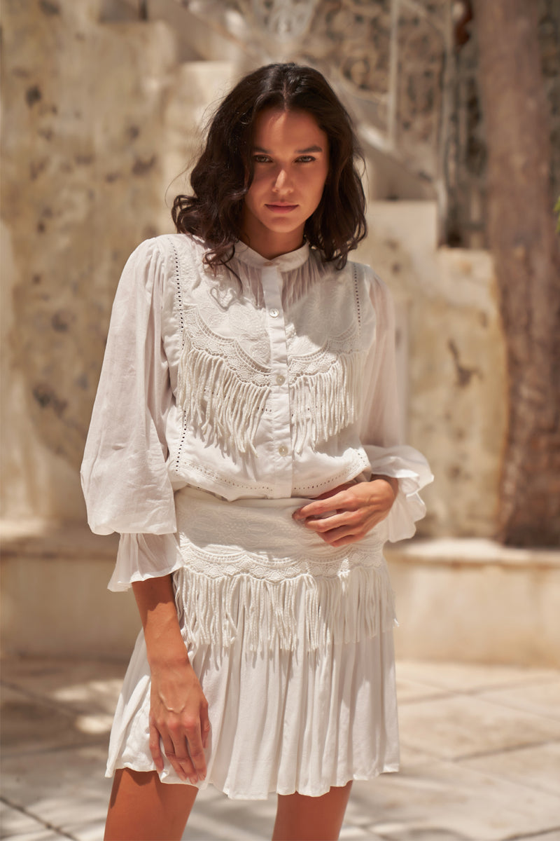 Lana Fringed Shirt