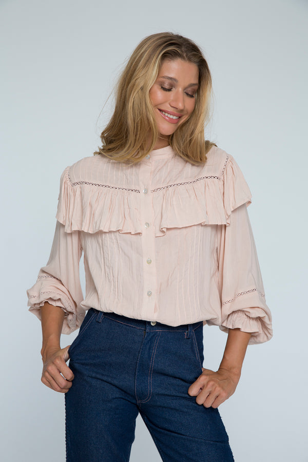 Avery Ruffle Blouse