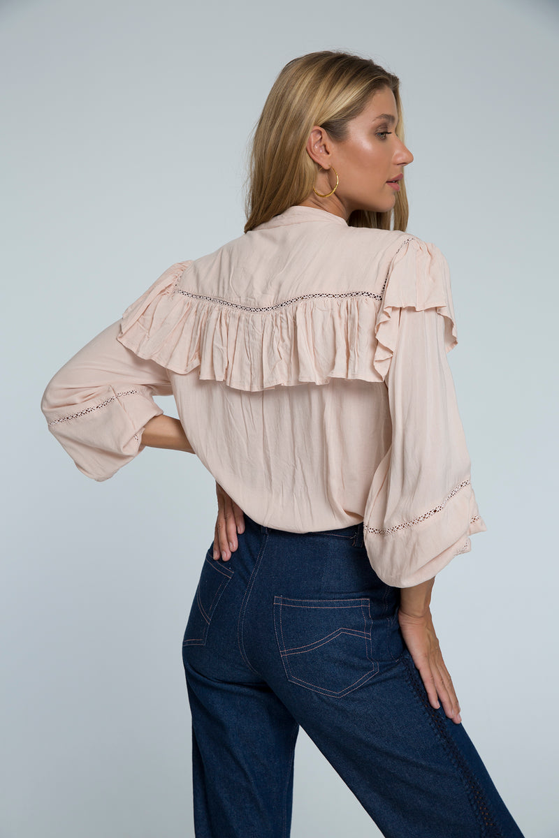 Avery Ruffle Blouse