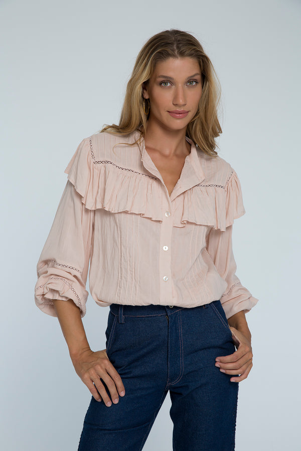 Avery Ruffle Blouse