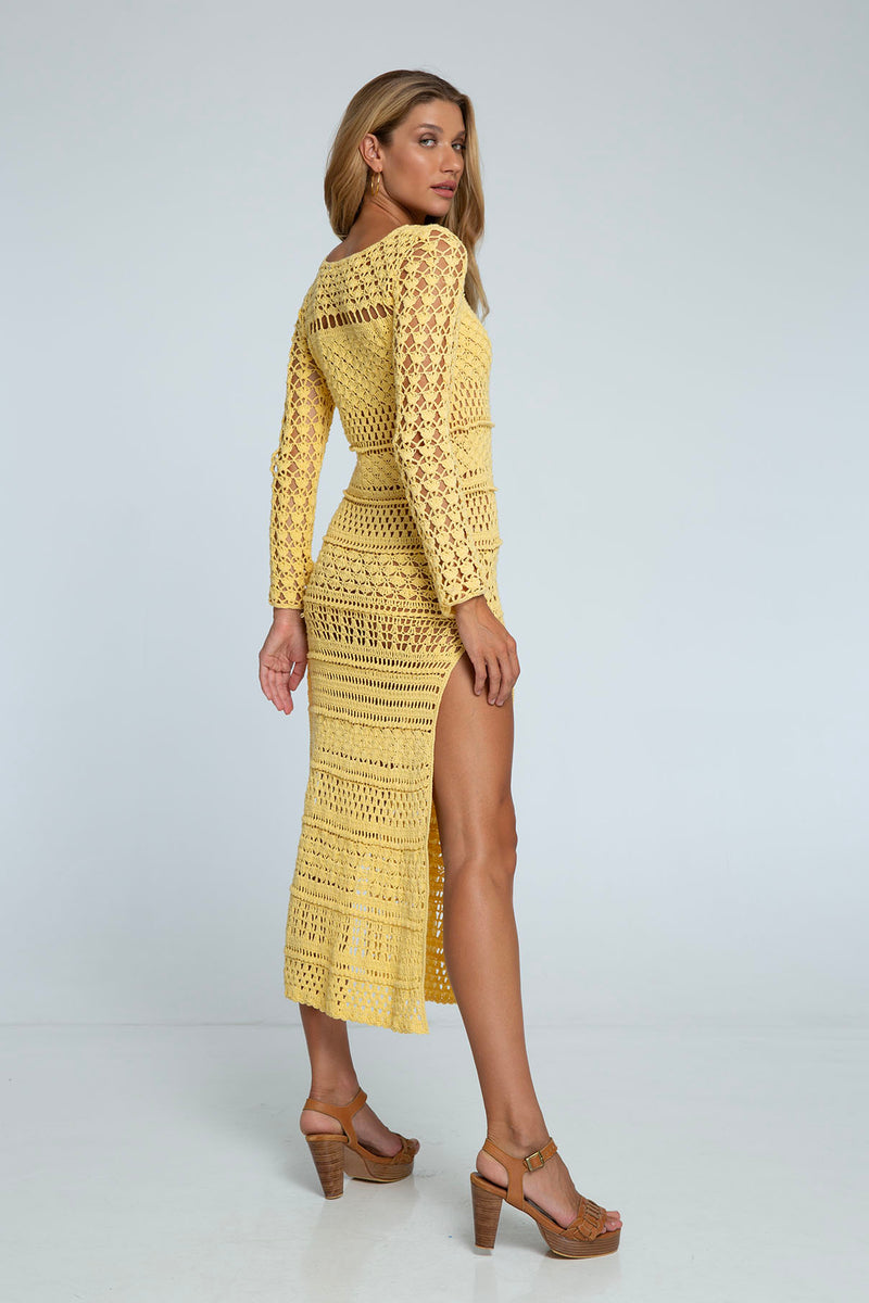 Chiara Crochet Maxi Dress