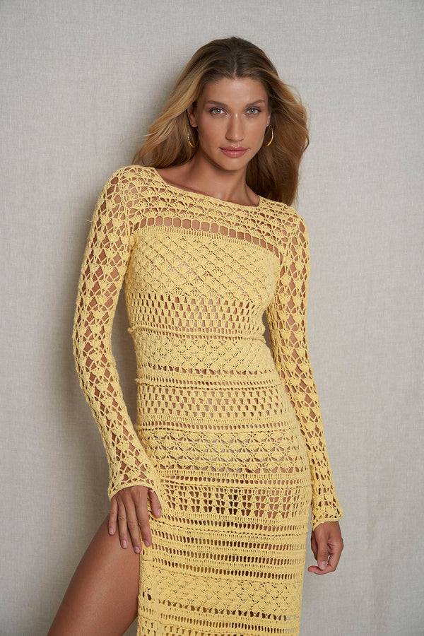 Chiara Crochet Maxi Dress