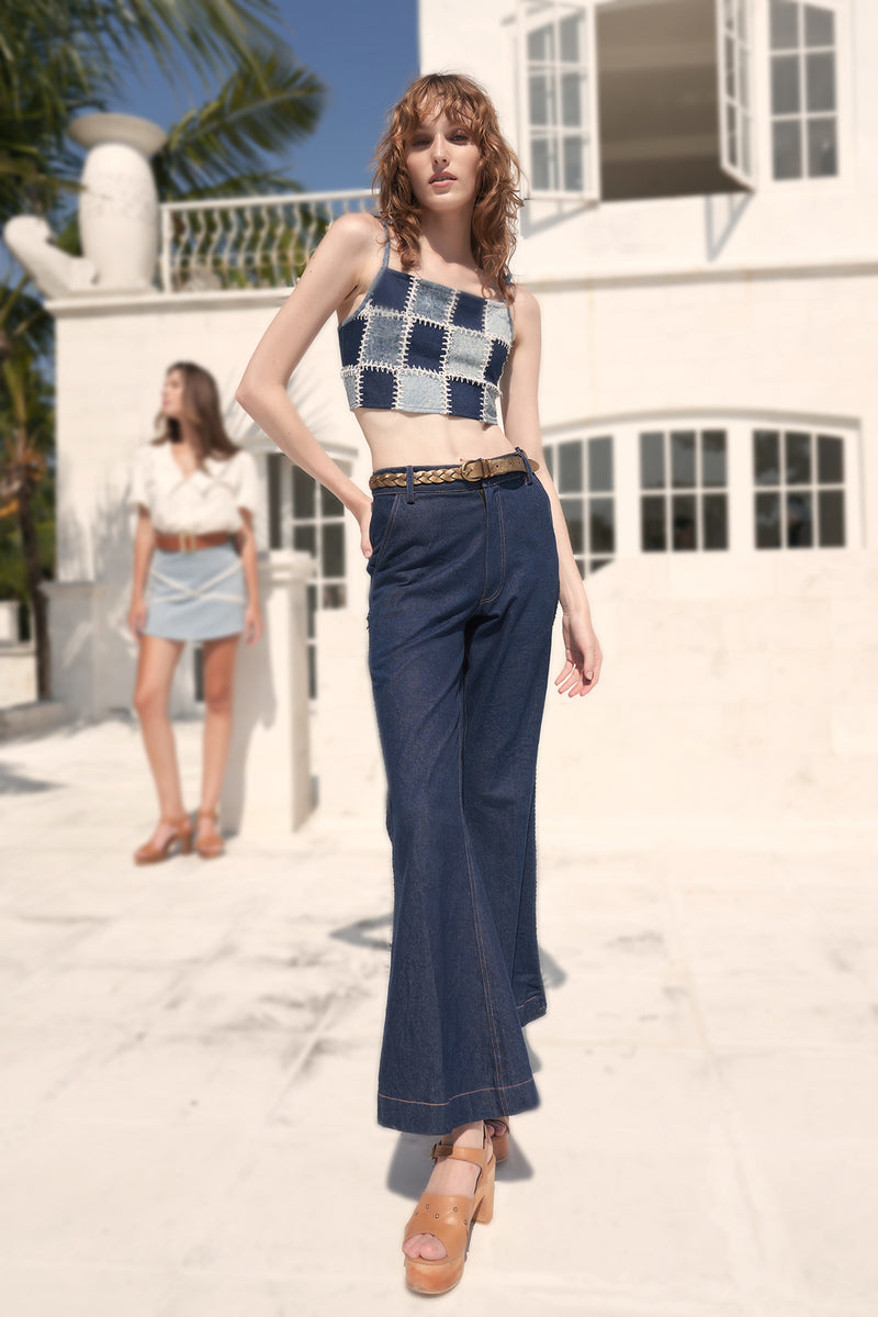 Serafina Patched Top