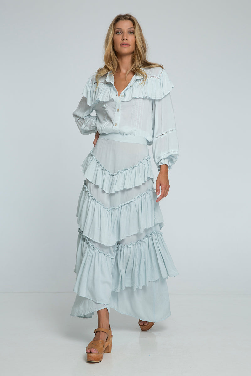 Avery Ruffle Blouse